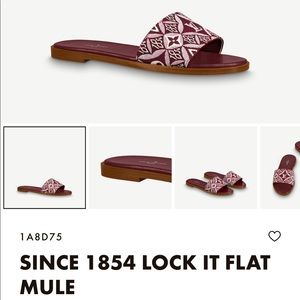 LouisVuitton flat mule